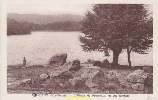 etang et rochers de fromental